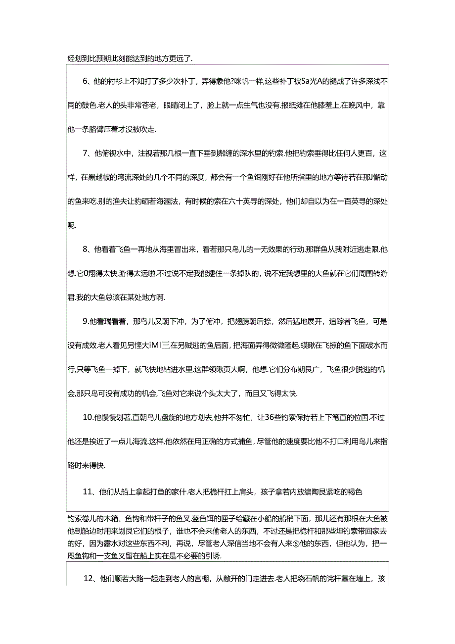 2024年《老人与海》好词好句.docx_第2页