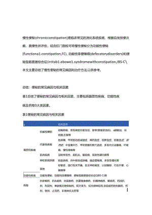 2024慢性便秘治疗选择要点（全文）.docx