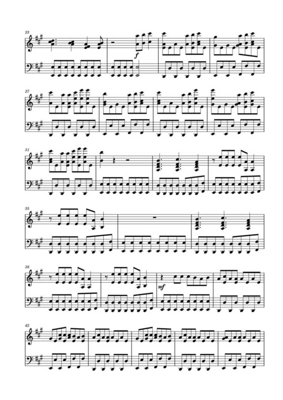 Catch My Breath 高清钢琴谱五线谱.docx_第2页