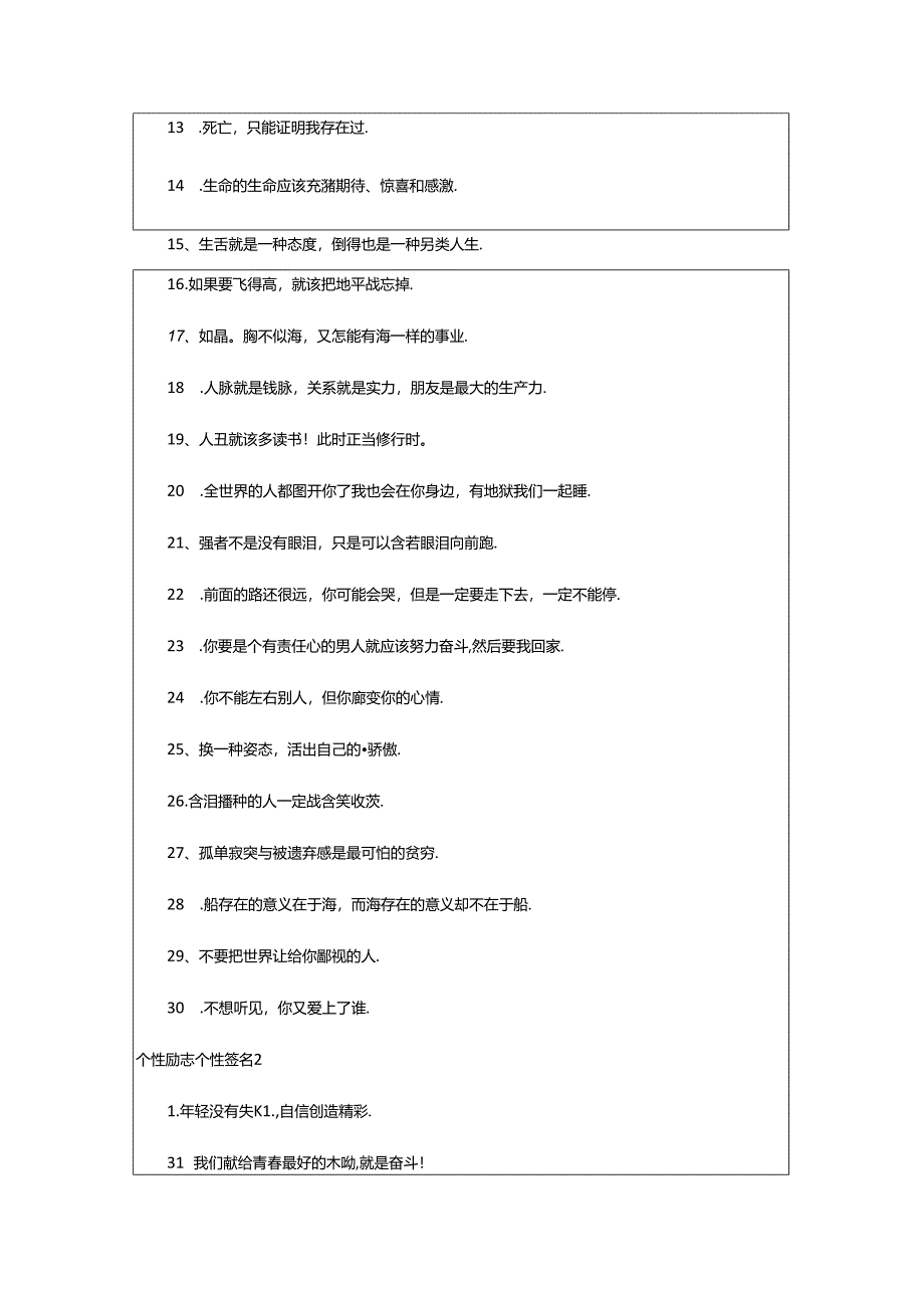 2024年个性励志个性签名.docx_第2页