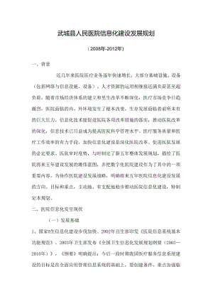 信息化建设规划.docx