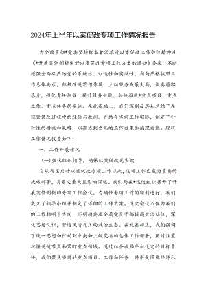 2024年上半年以案促改专项工作情况报告.docx