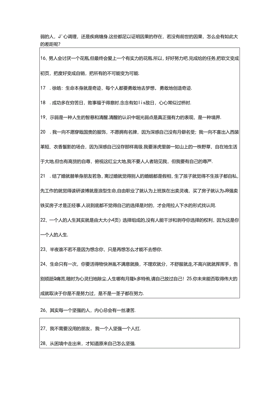 2024年个性的励志语录摘录75句.docx_第3页
