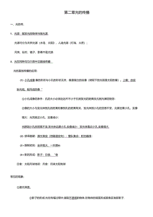 2024年光现象知识点总结全.docx