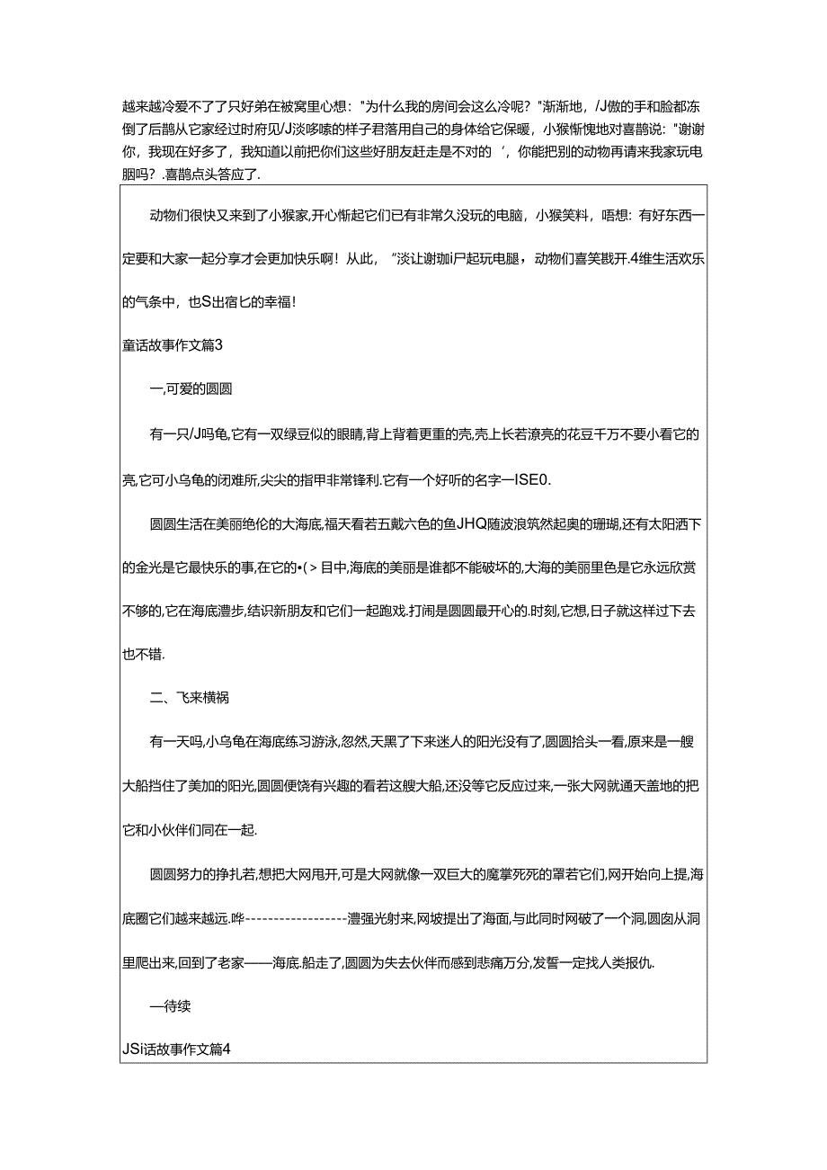 2024年童话故事作文9篇（必备）.docx_第2页