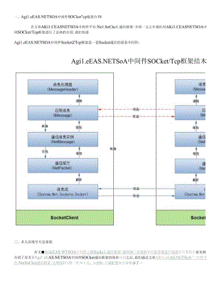 AgileEASNETSOA中间件平台NetSocket通信框架-完整.docx