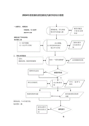 2024年感受器和感觉器官课堂教学过程流程图.docx