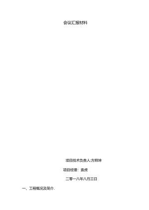 会议汇报报告.docx