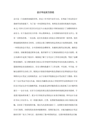 会计毕业实习总结.docx