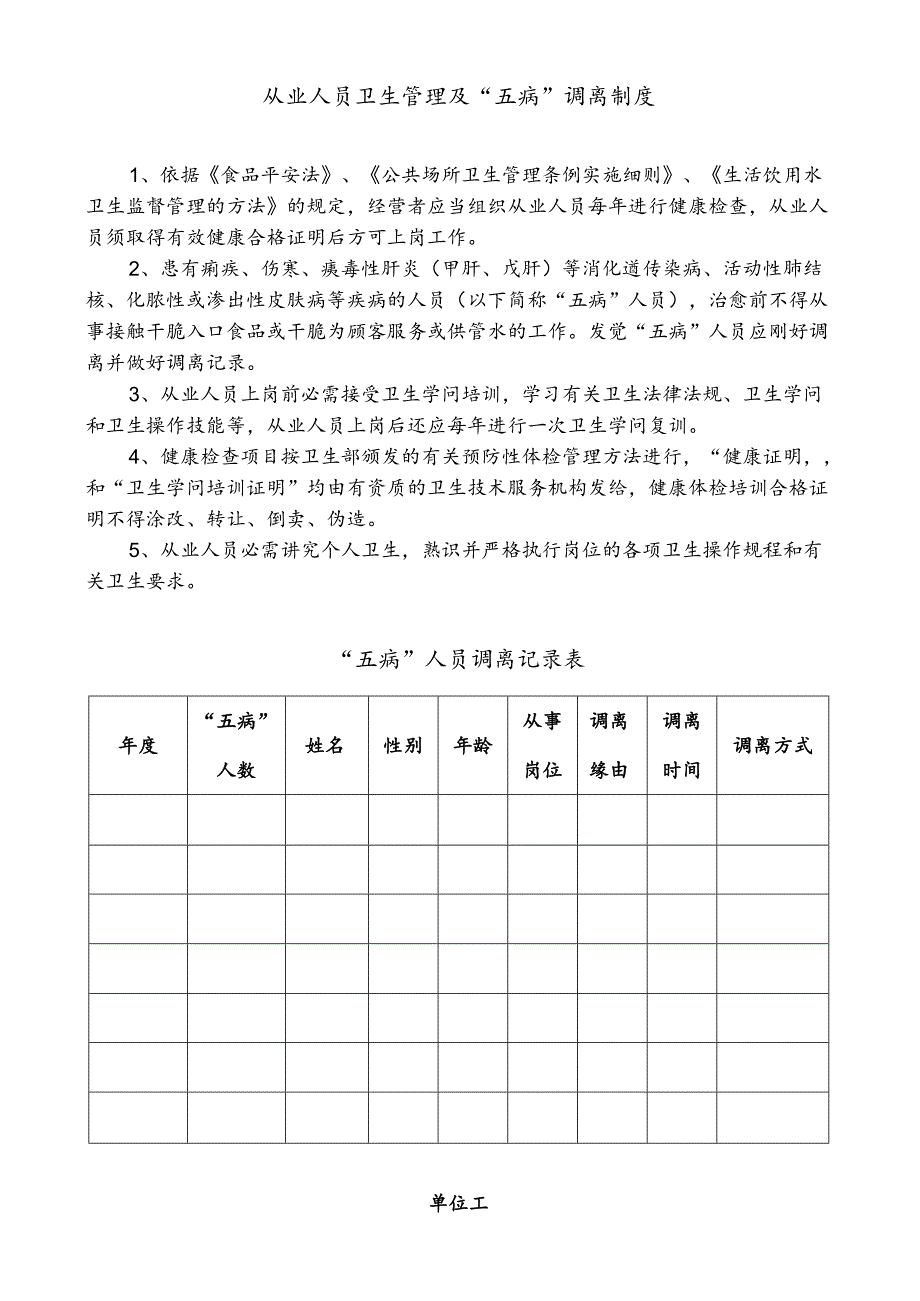 五病调离及制度.docx_第1页