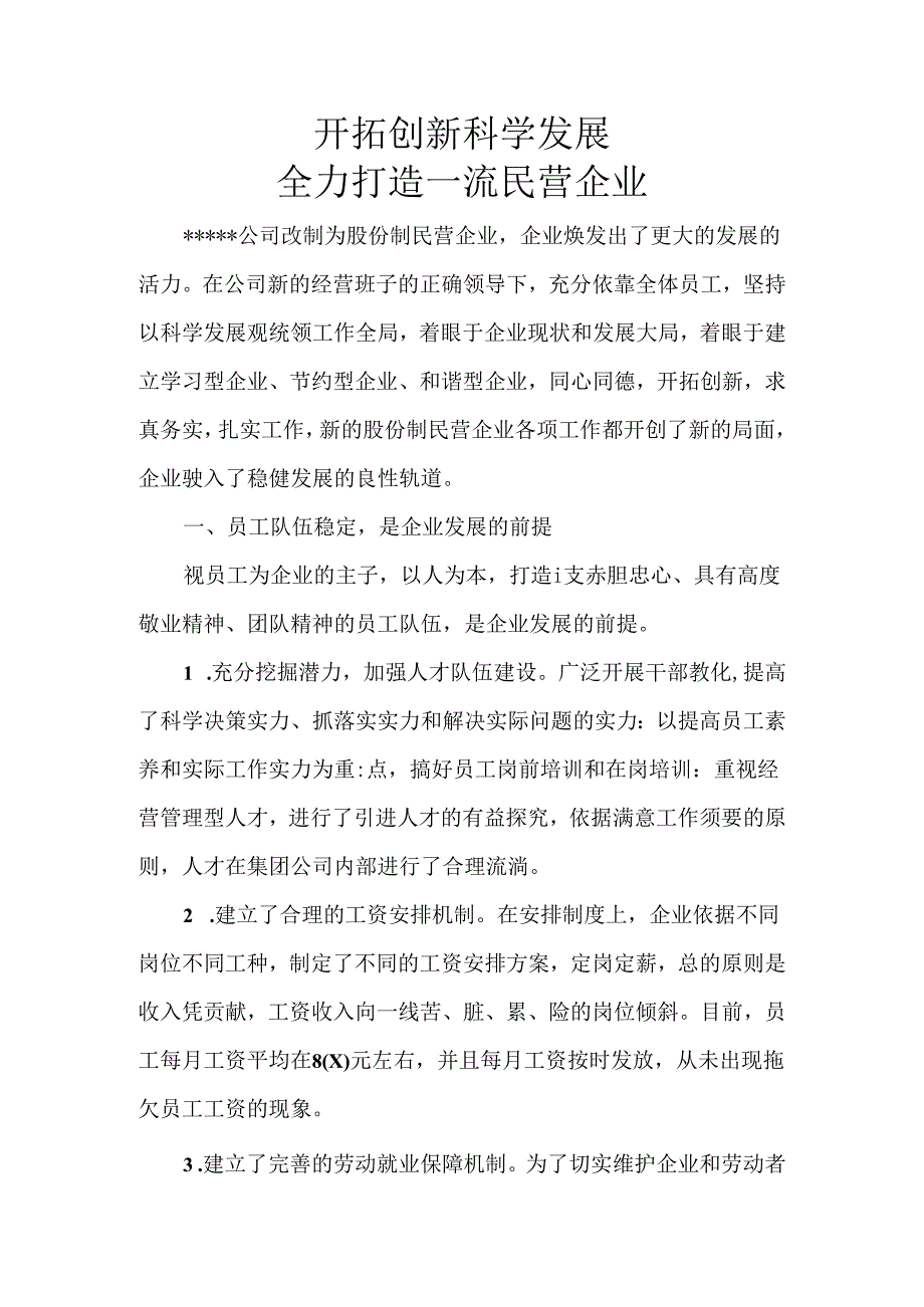 优秀民营企业先进事迹.docx_第1页