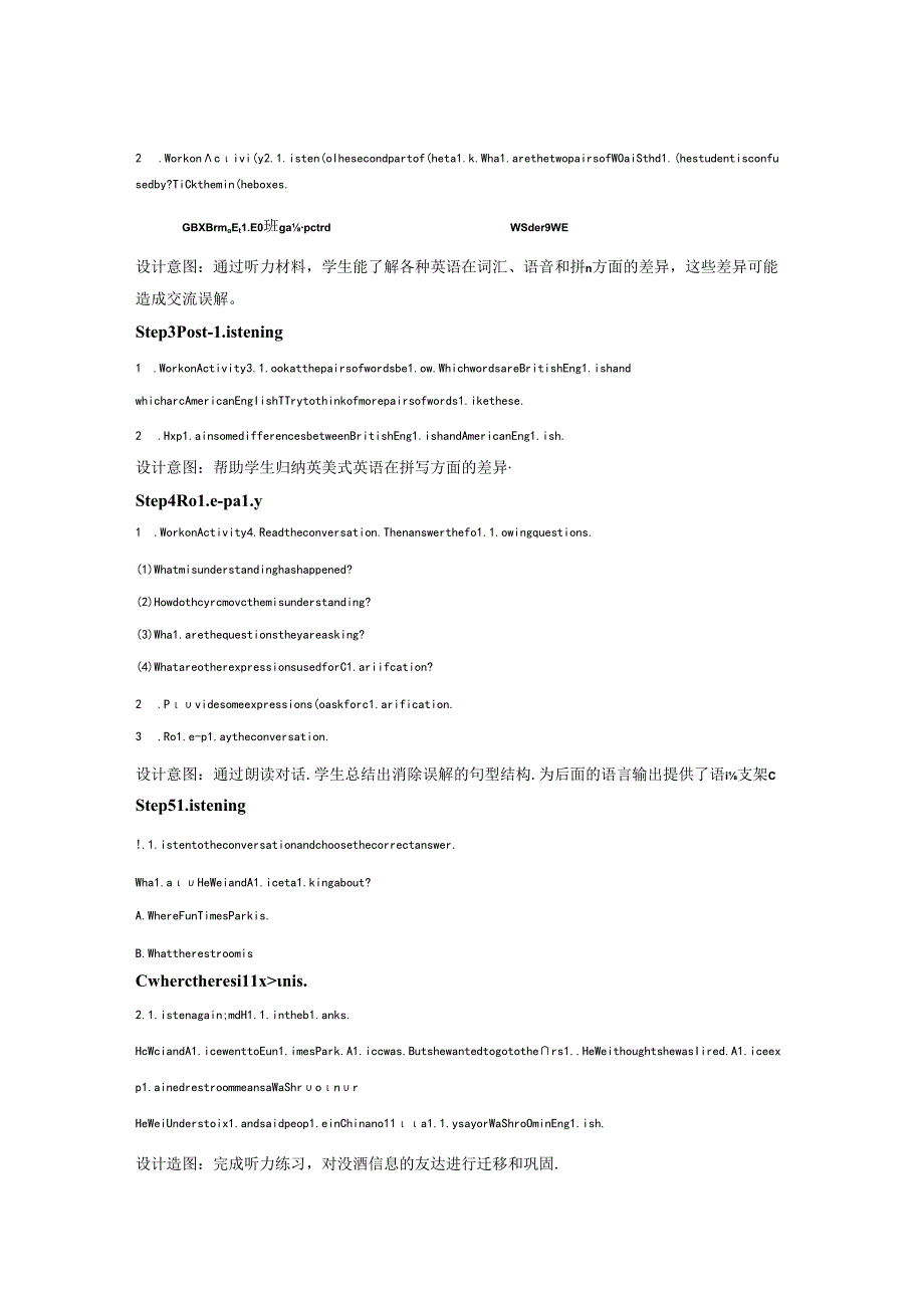 人教版（2019） 必修第一册 Unit 5 Languages Around the World Listening and Talking教案.docx_第2页