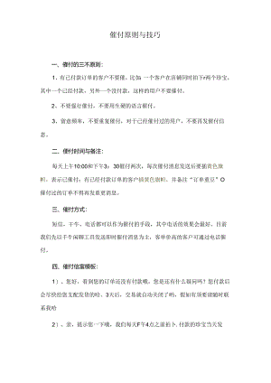 催付原则及技巧.docx