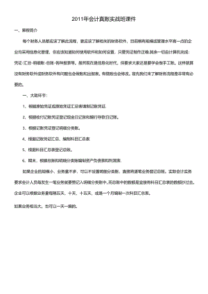 XXXX年会计真账实战班课件.docx