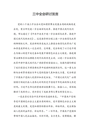 三中全会研讨发言.docx