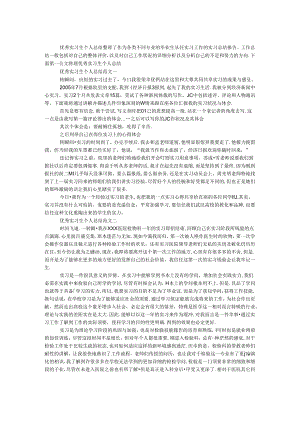 优秀实习生个人总结.docx