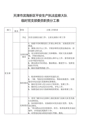 党支部委员职责分工表.docx