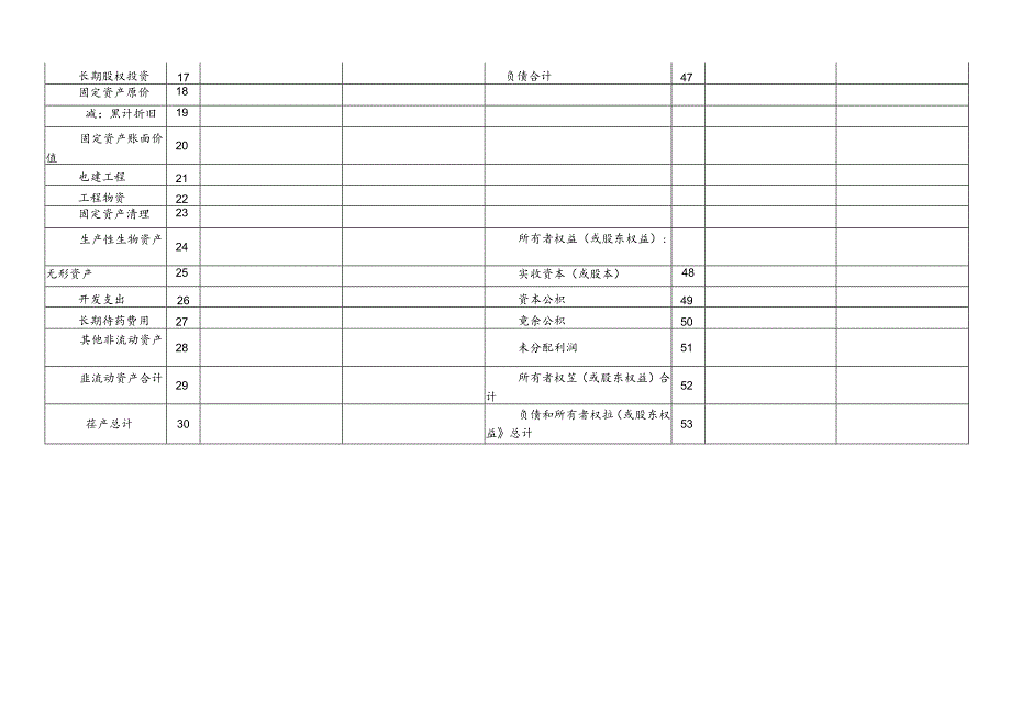 XXXX财务报表表样.docx_第3页