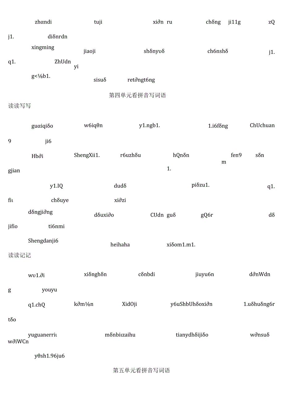 人教版小学六年级下册看拼音写词语(全)[1].docx_第3页