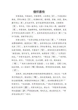 僧怀素传.docx