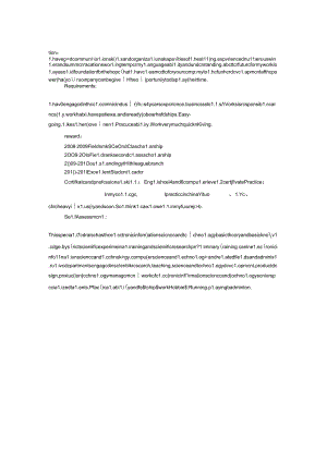 优秀外企英文简历范文.docx