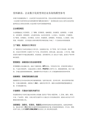 企业数字化转型顶层业务架构模型参考.docx