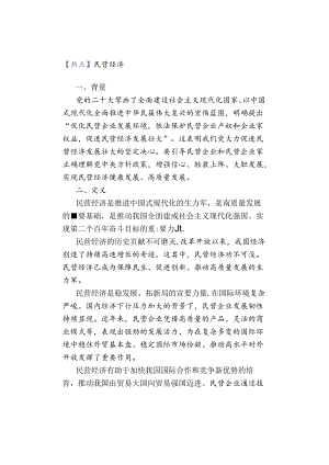 【热点】民营经济.docx