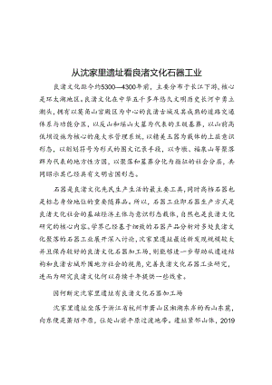 从沈家里遗址看良渚文化石器工业.docx