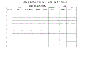 健身领导协调组织登记表样表.docx