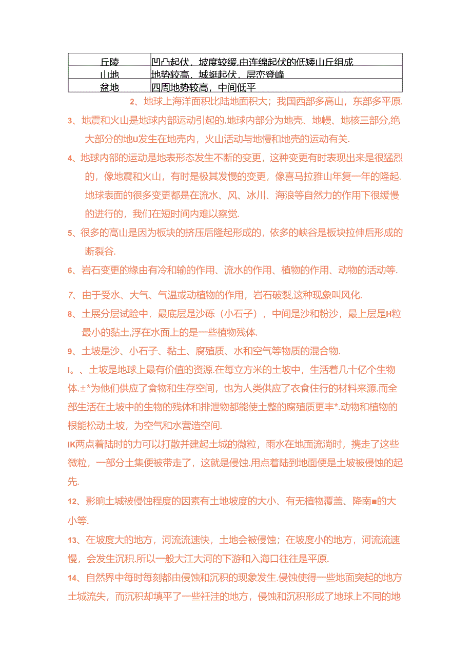 人教版五年级上册科学知识点复习.docx_第3页