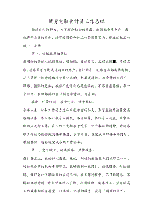 优秀电脑会计员工作总结.docx