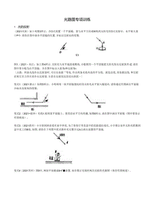 光路图专项训练.docx