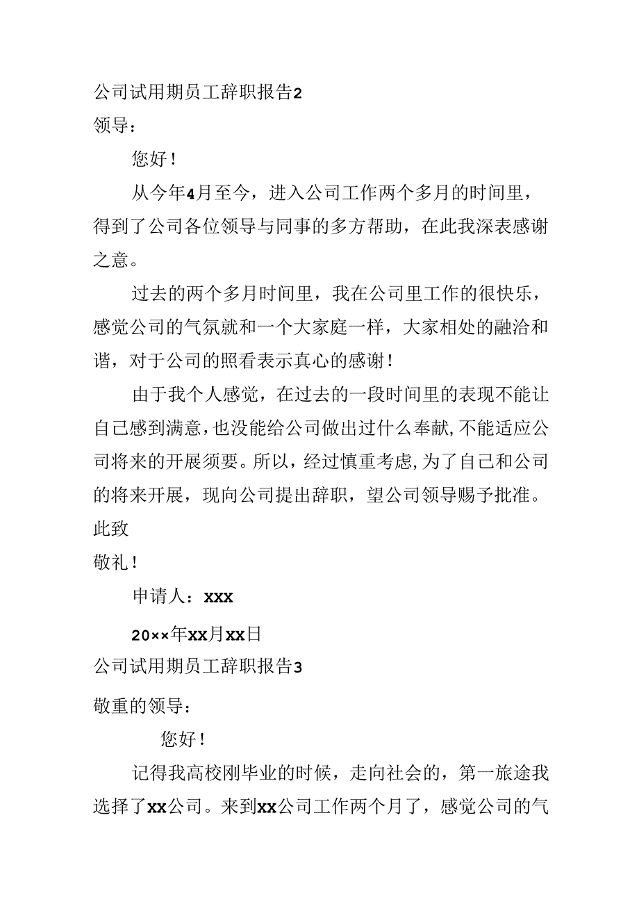 公司试用期员工辞职报告.docx_第3页