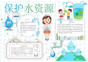 手抄小报节水保护水资源5.docx