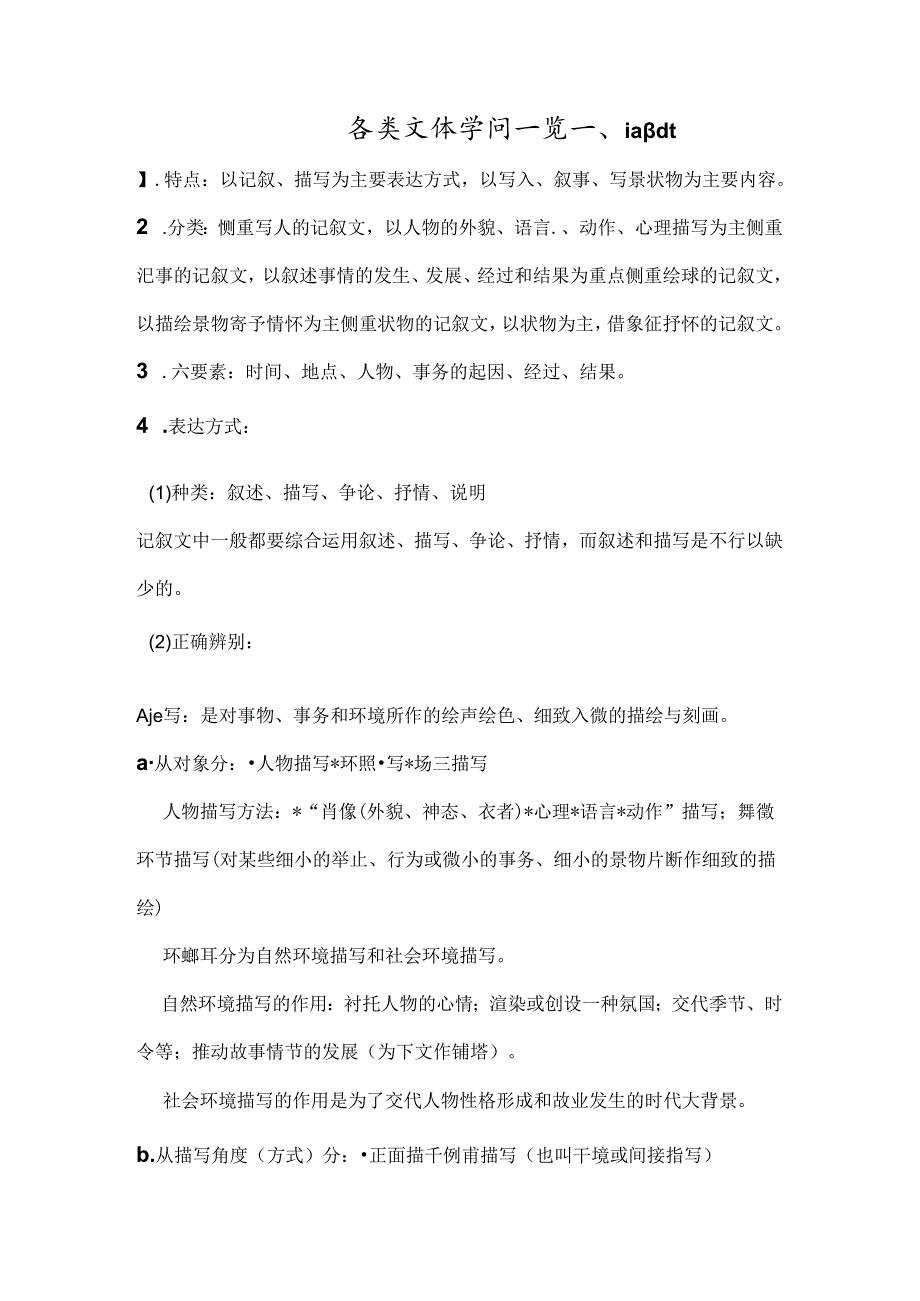 各类文体知识一览.docx_第1页