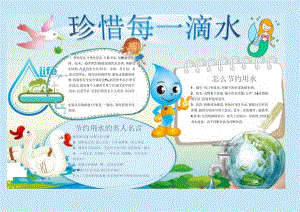 手抄小报节水保护水资源7.docx