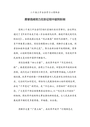 勇攀高峰+努力在新征程中披荆斩棘.docx