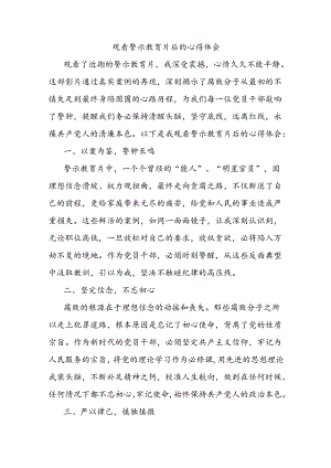 观看警示教育片后的心得体会.docx