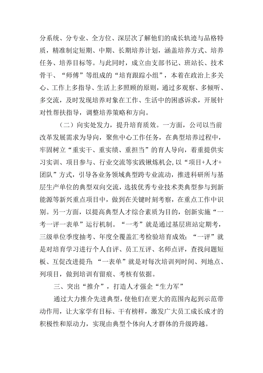 企业人才队伍建设工作总结.docx_第3页