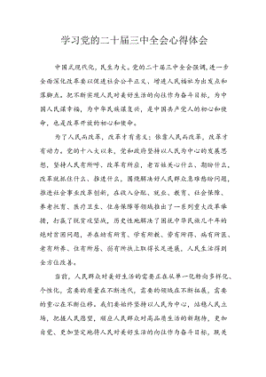 学习2024年学习党的二十届三中全会个人心得感悟 （4份）_68.docx