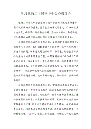 学习2024年学习党的二十届三中全会个人心得感悟 （3份）_79.docx