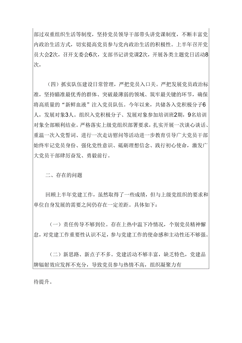 2024年上半年党建工作总结和下步计划.docx_第2页