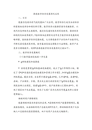 推进数字经济发展情况总结.docx