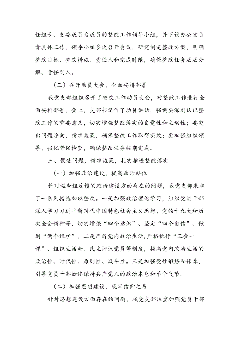 党支部关于县委巡查组反馈意见整改落实情况的通报.docx_第2页