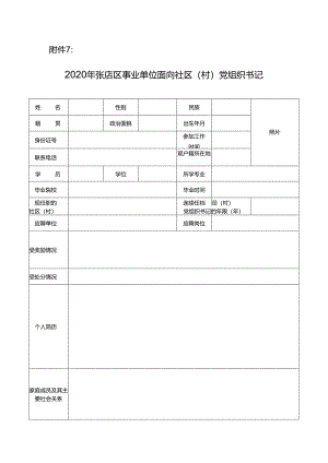 军队转业干部考核情况登记表.docx