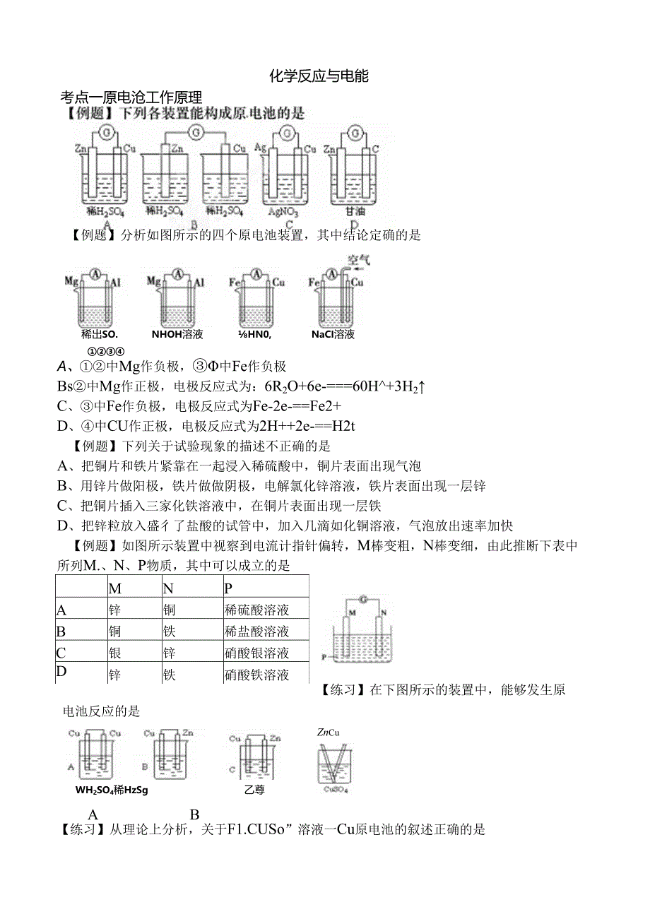 原电池典型例题.docx_第1页