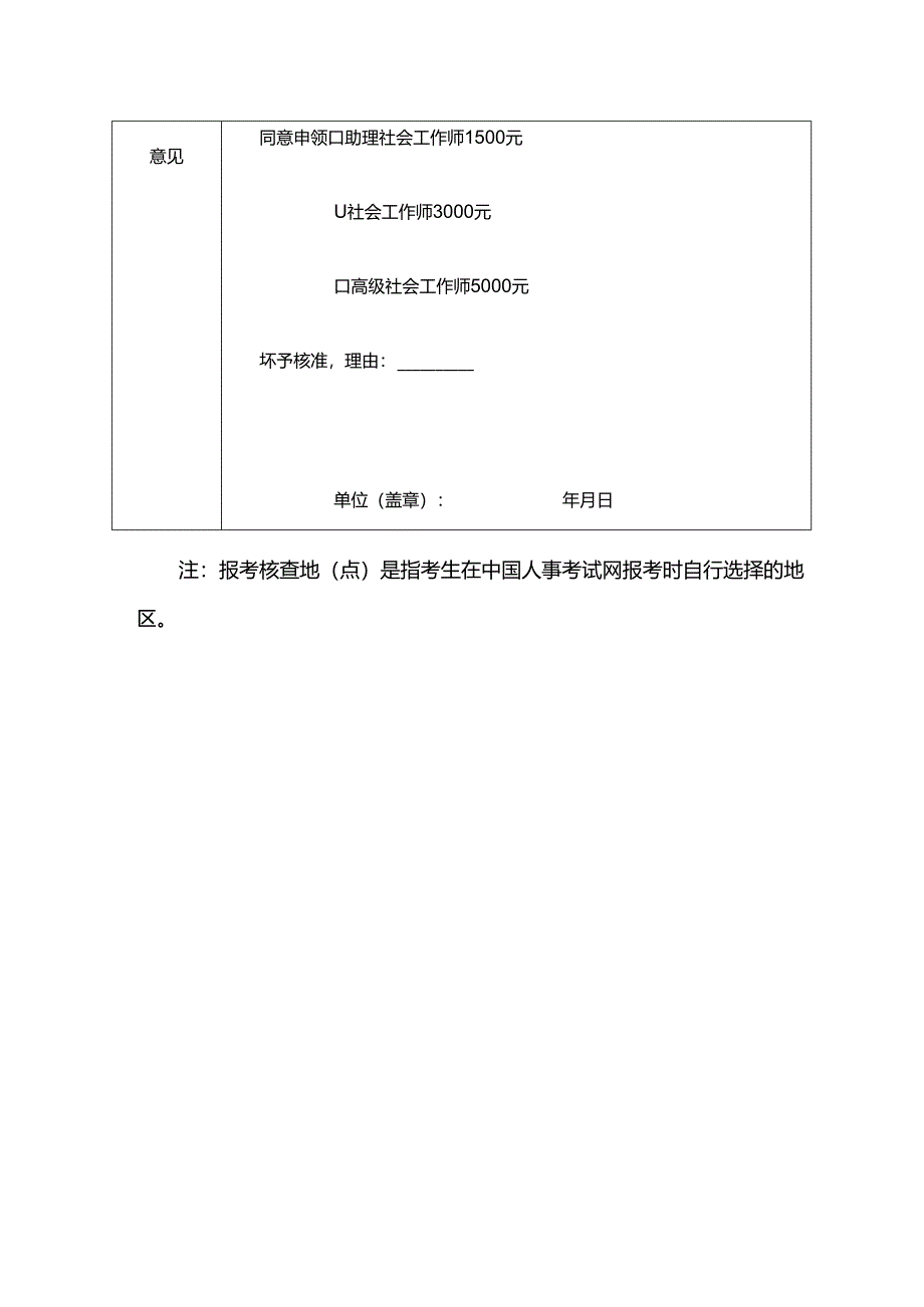 社会工作者职业水平考试奖励申请表.docx_第3页
