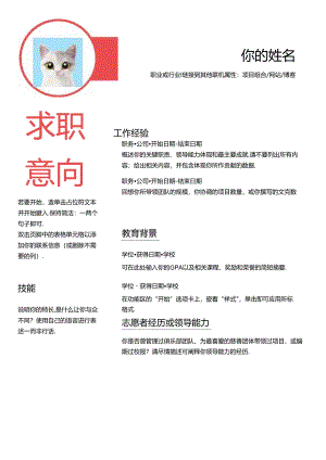 2024-2025大学生个人简历模板三.docx