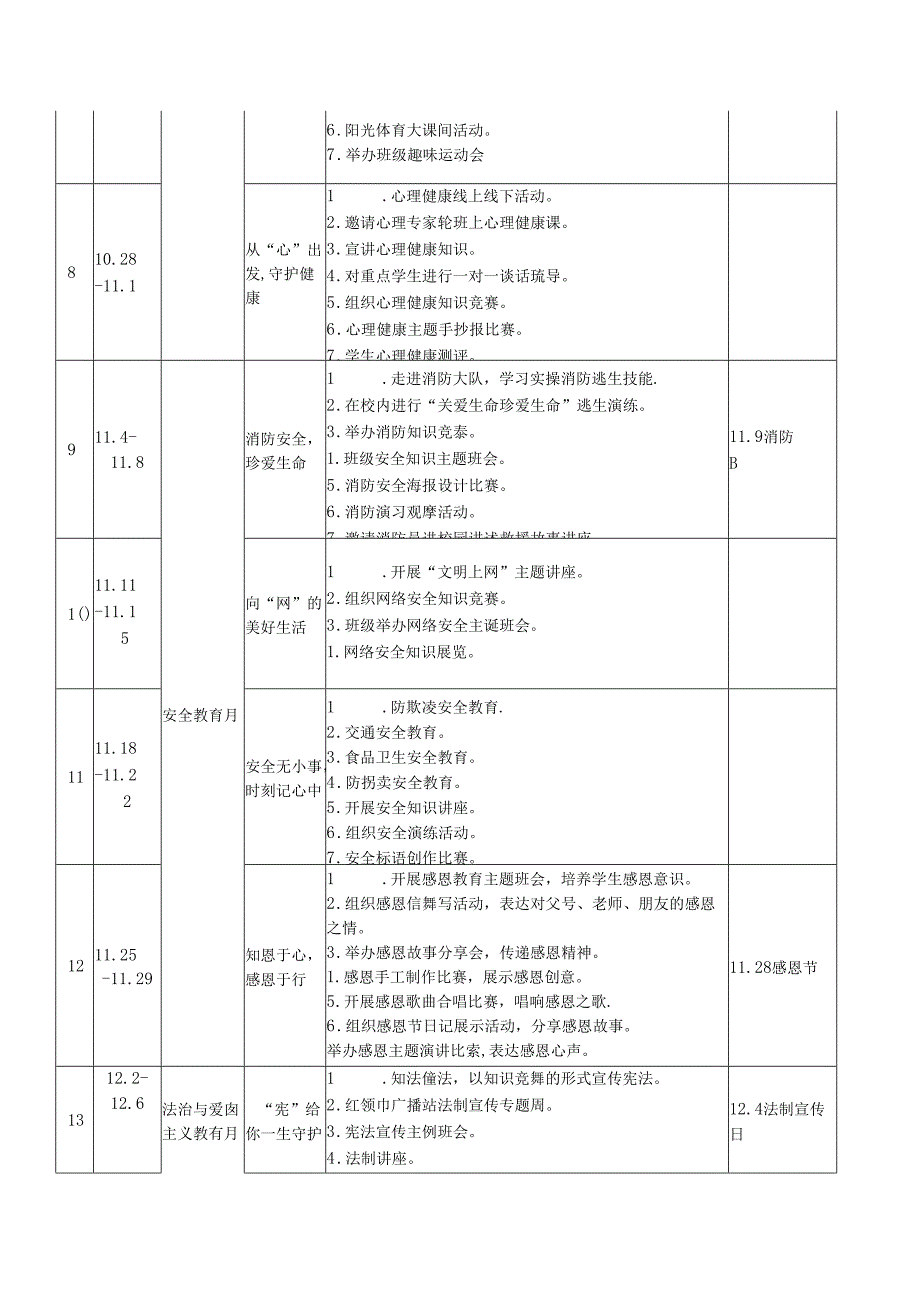 2024-2025德育活动安排表.docx_第3页
