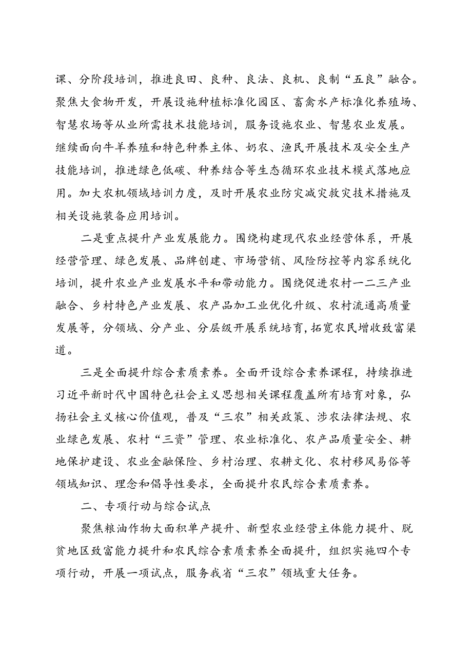 《2024年黑龙江省高素质农民培育工作实施方案》.docx_第2页